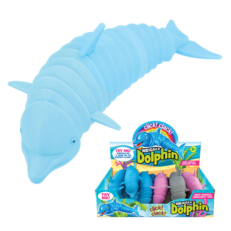 Wriggly Large Dolphin Fidget Clacker