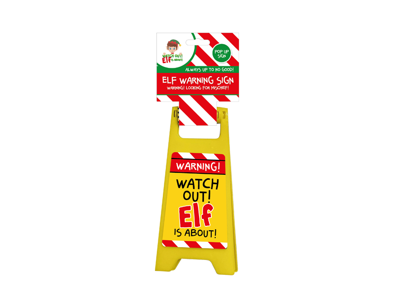 Elf Novelty Warning Sign