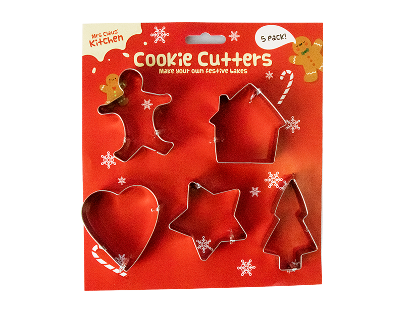 Christmas Cookie Cutters x 5
