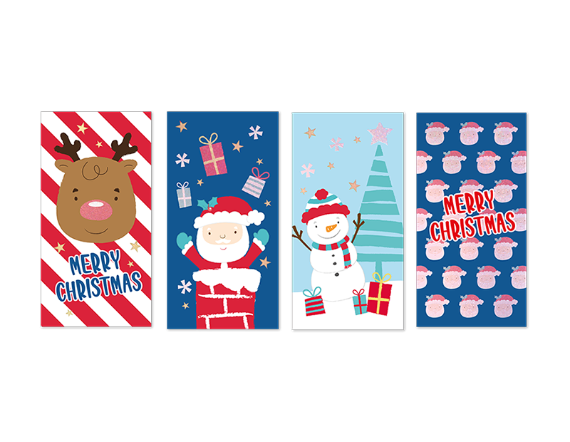 Festive Money Wallets x 4
