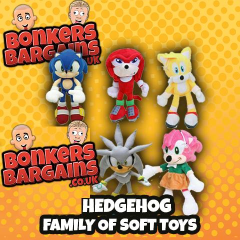 Hedgehog Family of 5 Soft Toys