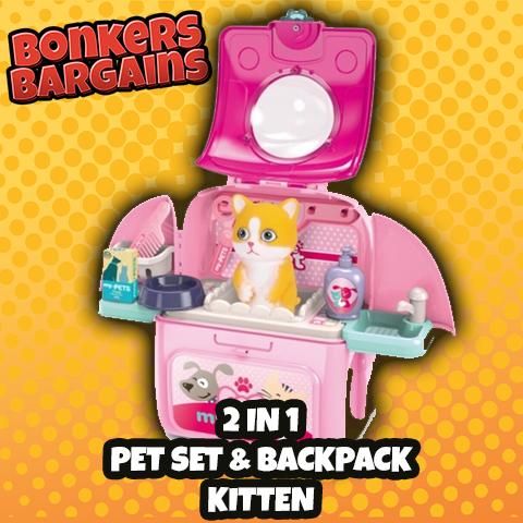 Pet Set Backpack & Play Set