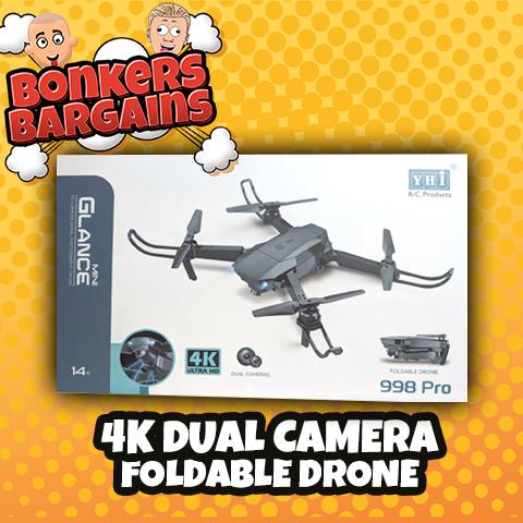 4K Dual Camera Foldable Drone