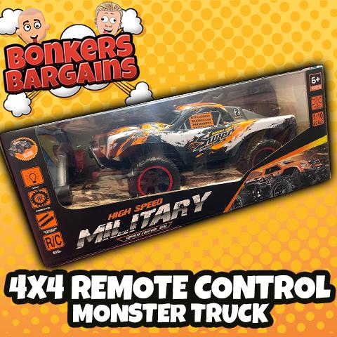 4x4 Remote Control Orange Monster Truck