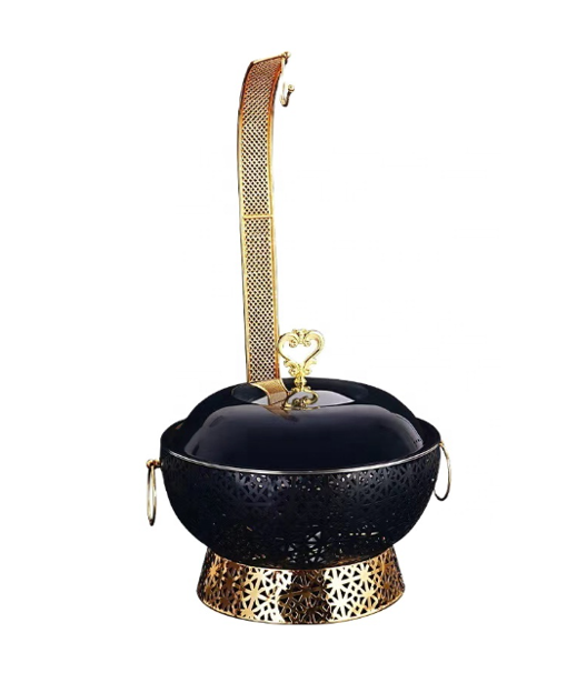 Buffet Banquet Chafing Dish With Lid 8L Matte Black