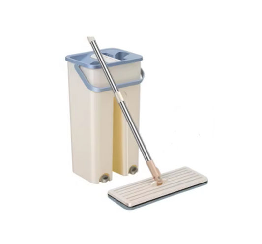 Flat Mop Bucket Set Plastic 5L Assorted Colours