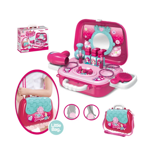 Makeup Toy Set for Pretend Play Beauty Salon for Little Girls