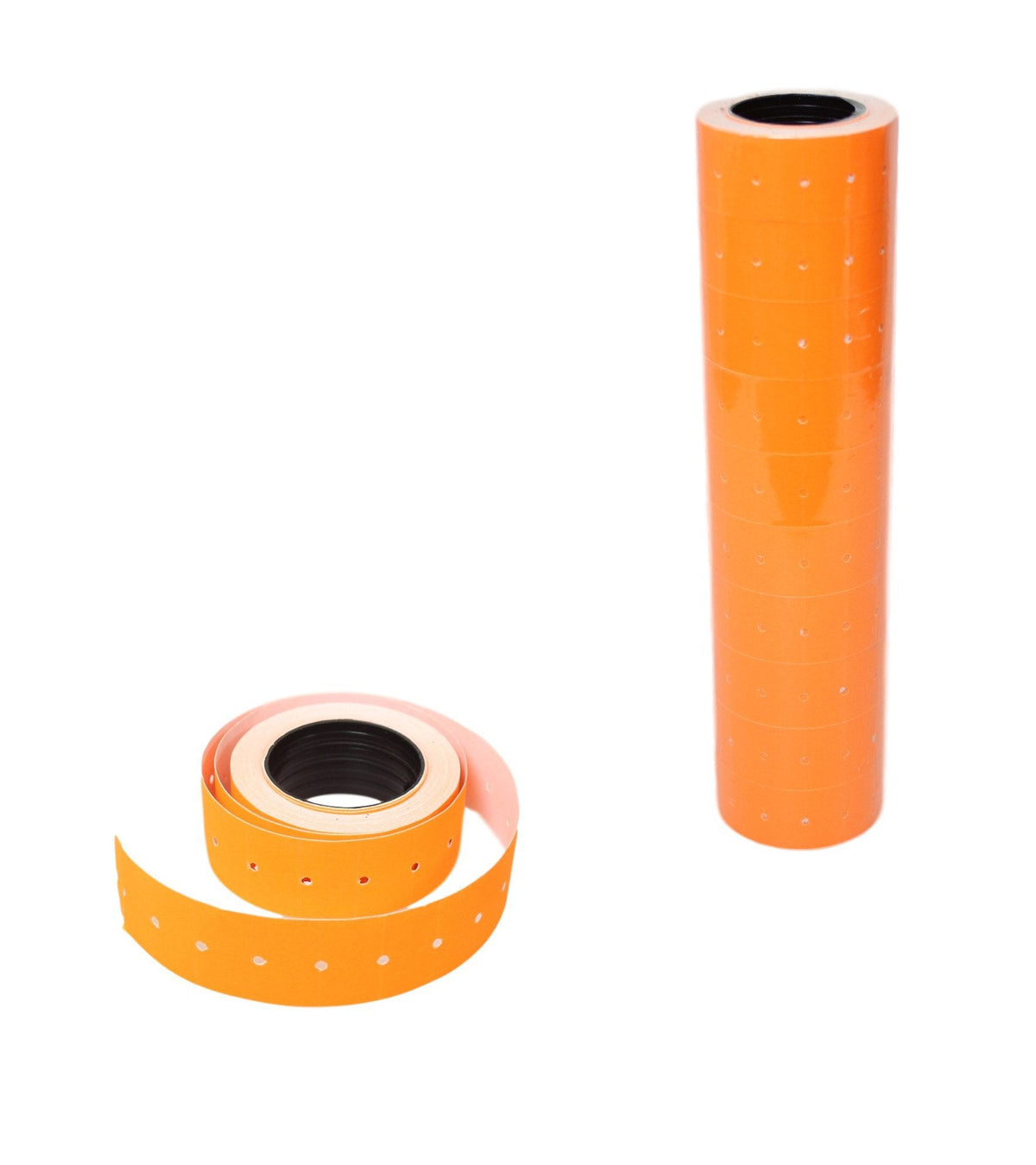 Orange Price Labels Shop Aisle Price Tag Labels 10 Rolls With Dots