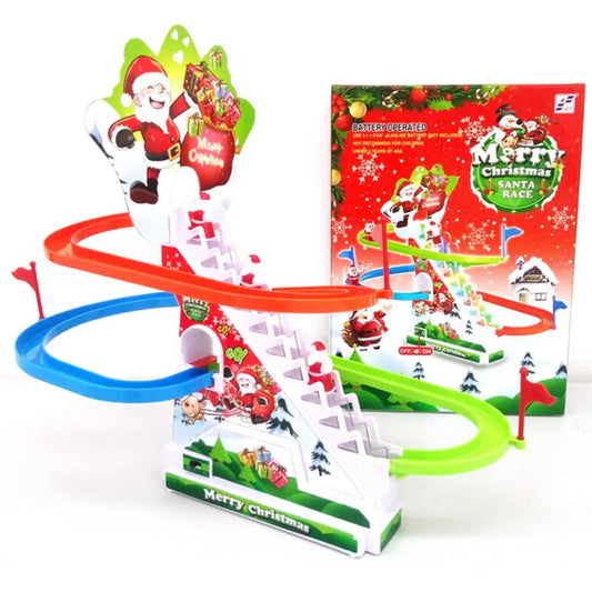 Santa Climb & Slide Run Track Set