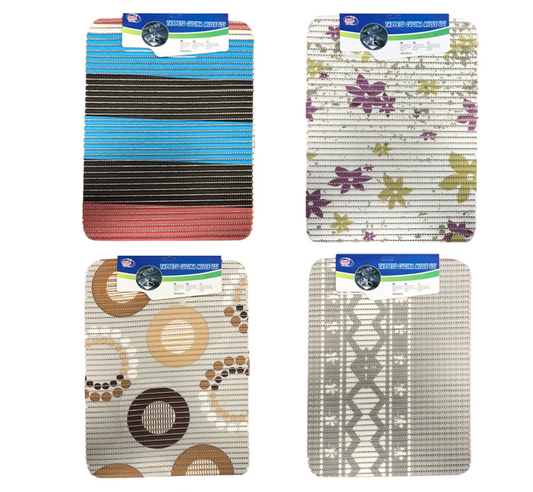Rectangular Soft Ant-Slip Sink Mat 30 x 40 cm Assorted Designs 01940