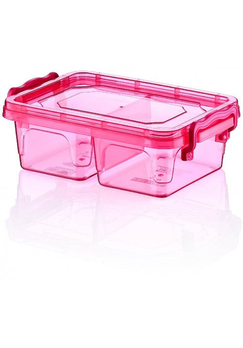 Hobby Bonbon Rectangular Divided Multi Box Storage Container Plastic 0.5 Litre 021049