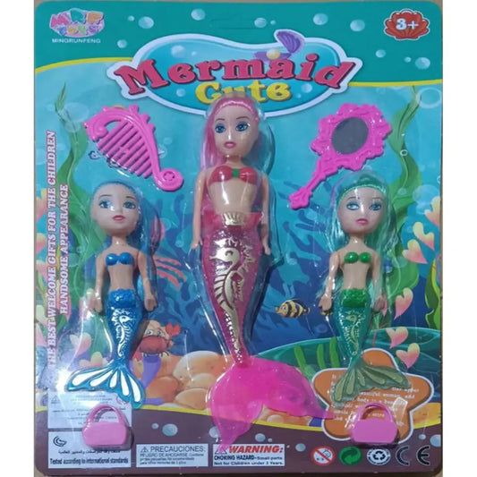 Mermaid Play Set with 3 Figures|