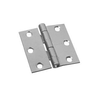 4'' Carded Butt Hinges Zinc Home Diy