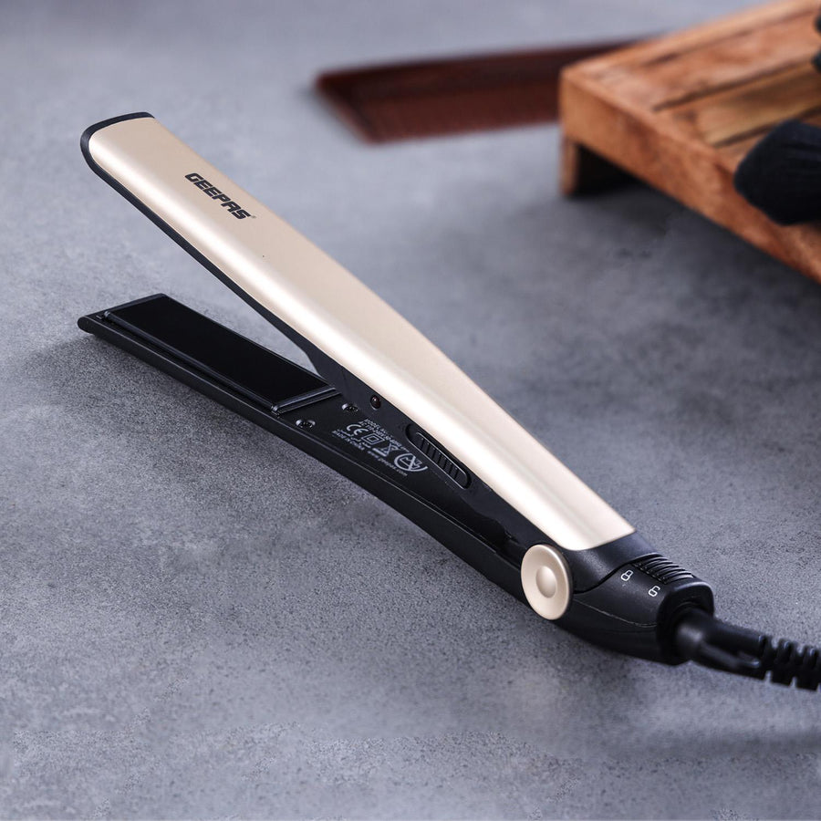 Ceramic Hair Straightener With Ceramic Coating Plates And Led Light Indicator 28W