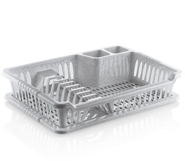 Hobby Kitchen Small Violet Dish Drainer With Tray 29 X 40 X 8.5Cm Assorted Colours