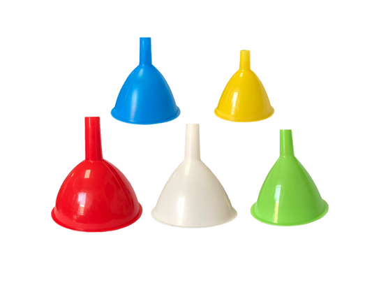 Plastic Kitchen Funnel Set of 5 Assorted Sizes 0412
