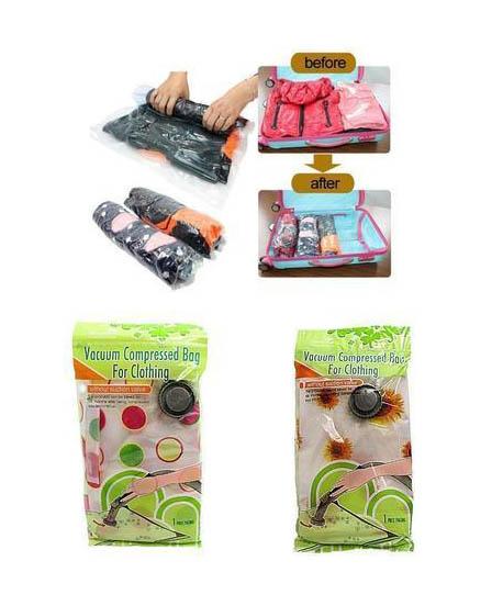 Clothes Storage Compressed Air Vacuum Bag
