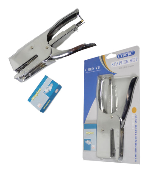 Heavy Duty Metal Stapler With 1 Pack Of Staples 26 6