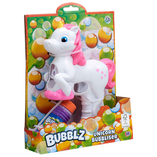 Bubblz Unicorn Bubbliser Bubble Gun H22 x D16 x W6 cm 1375913