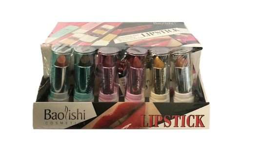 Baolishi Lipstick Assorted Colours Box of 24 0686