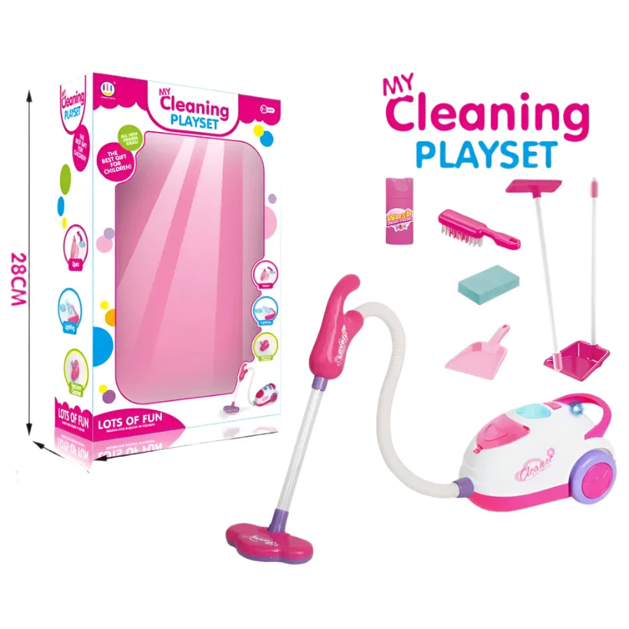 Pretend Play My Cleaning Set Vacuum Cleaner with Accessories