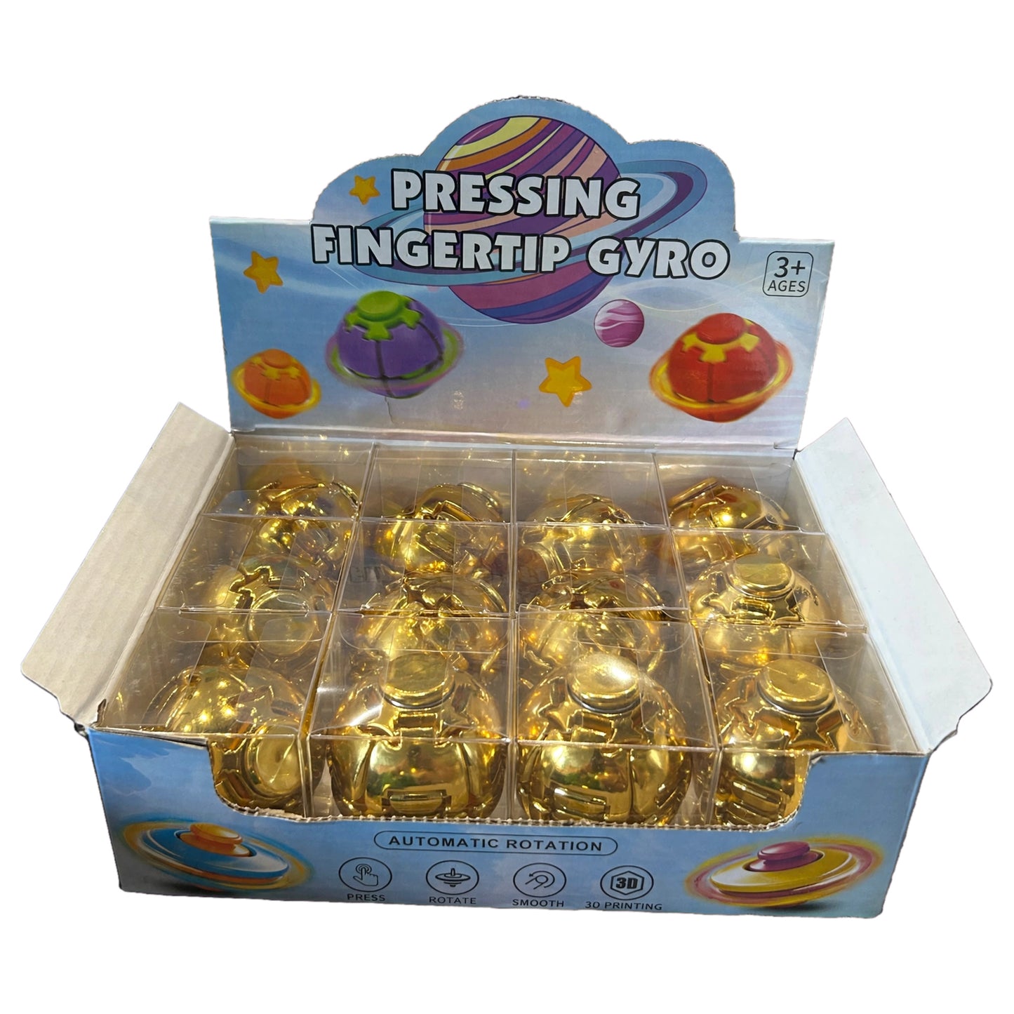 LIMITED EDITION GOLD VIRAL Gyro Finger Fidget Spinner