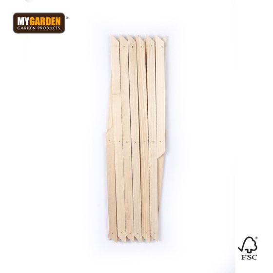 Garden Expanding Wooden Trellis Natural 180 X 30 Cm (Parcel Rate)