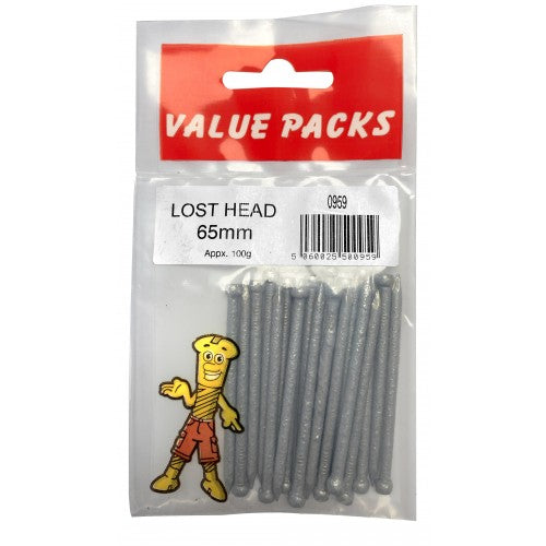 Value Pack Lost Head Nails 65Mm