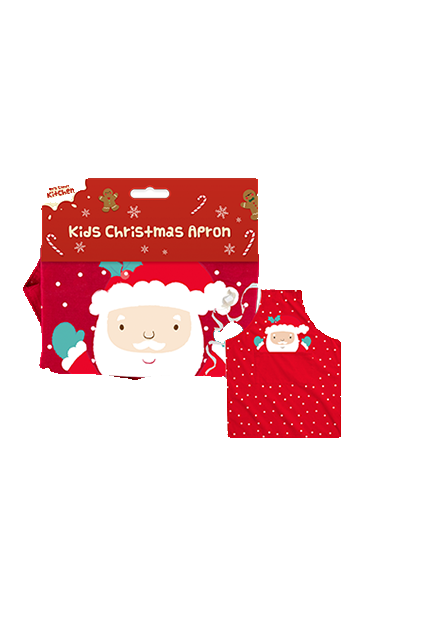 Cute Santa Kids Festive Apron