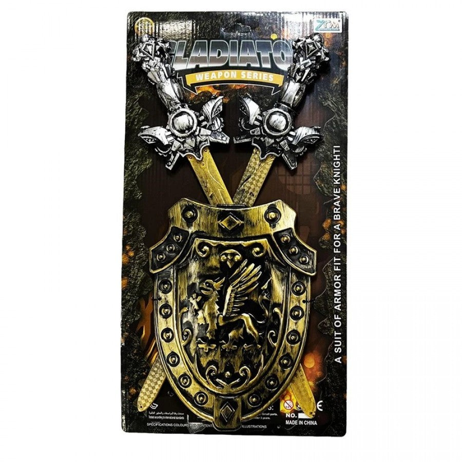 Double Sword With Shield Toy Set
