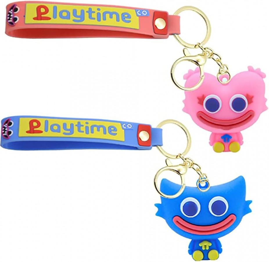 Huggy Keyring Round &Amp; Big Eyes