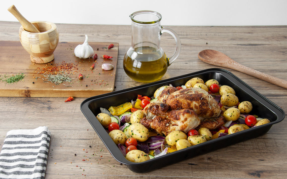 Roasting Tray Medium 23.5 x 35.0 x 5cm 3163