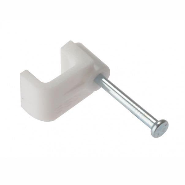 2.5mm Flat t & e White 1550