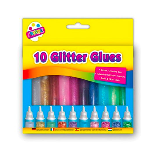 Glitter Glue Pens x 10