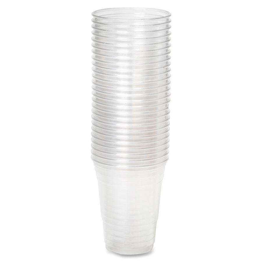 100 Pack Clear Disposable Plastic Cups