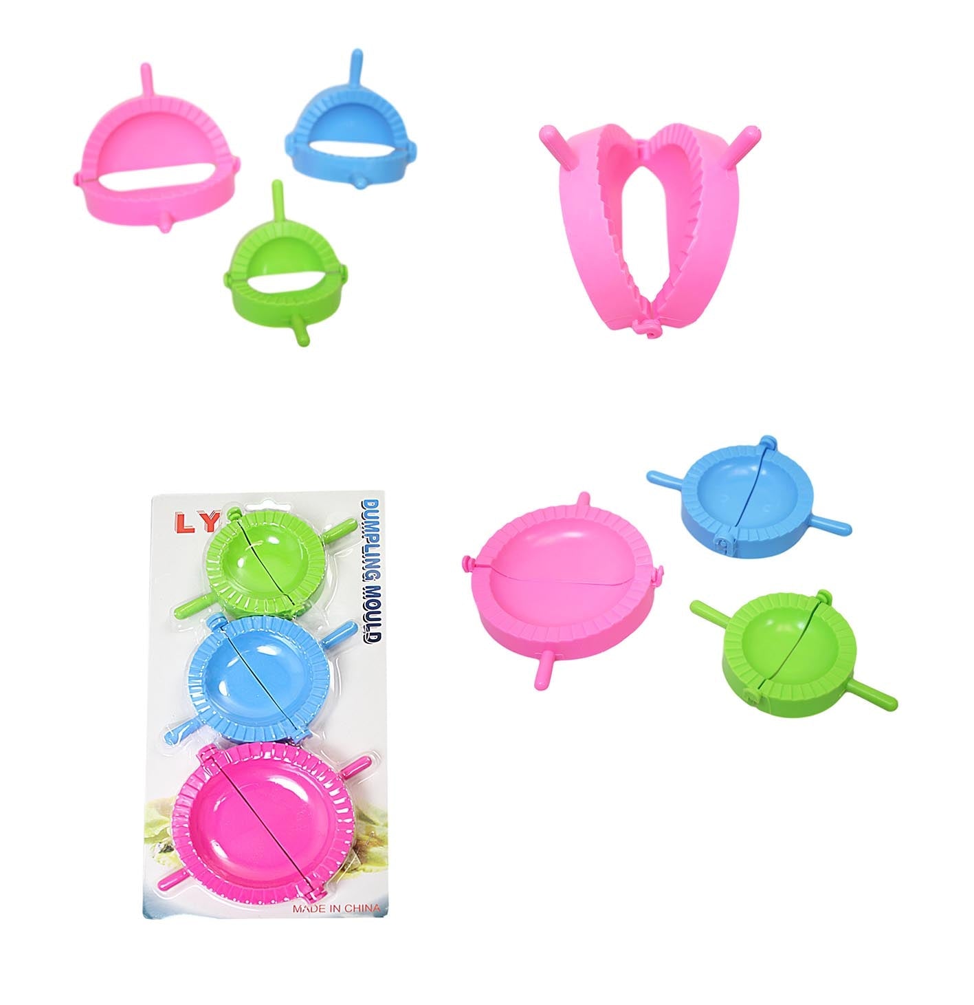Dumpling Dough Tool Mould Easy Kitchen Maker Press Turnover 3 Sizes 1046  A