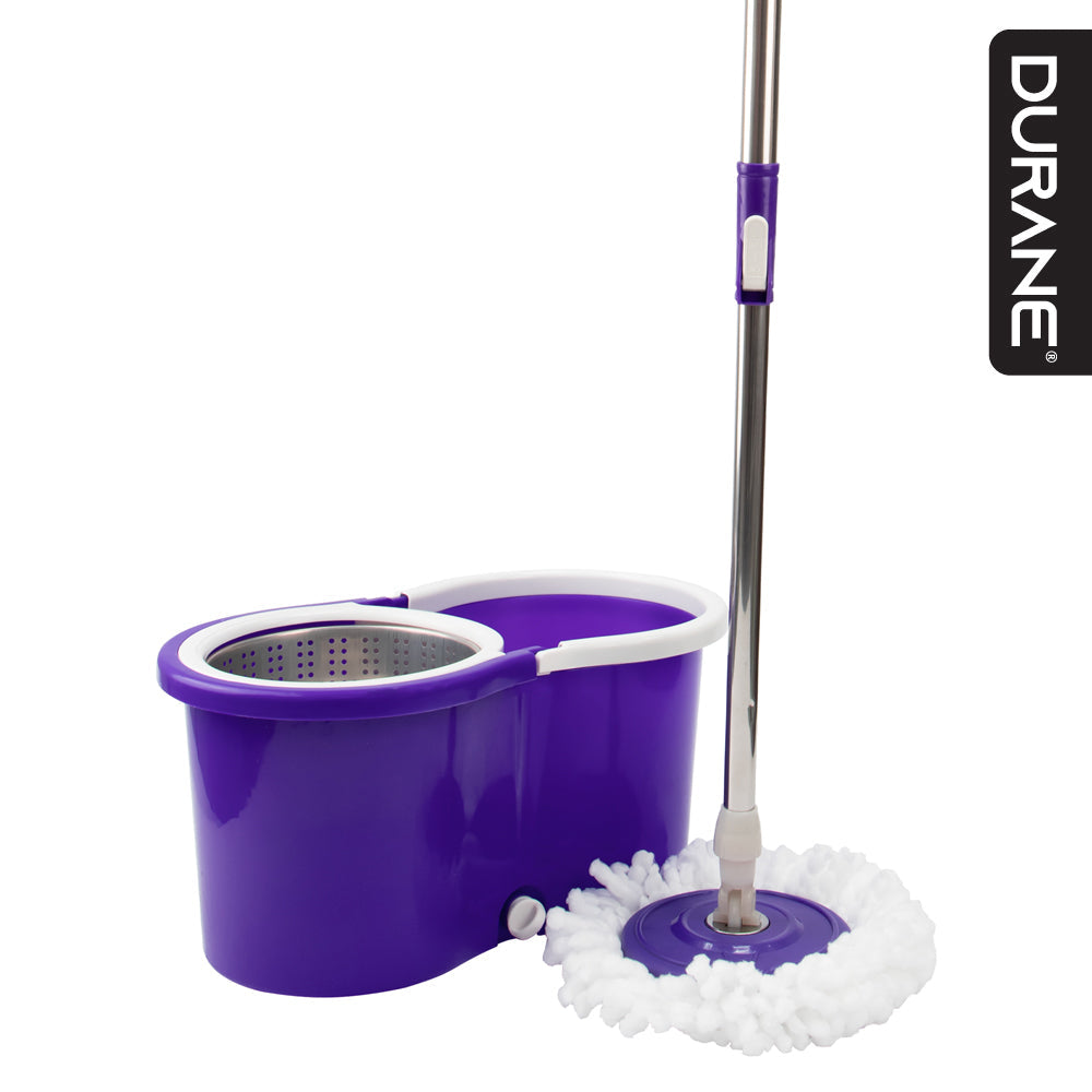 Sq Durane Rotary Mop & Bucket Set 12 Litre Purple