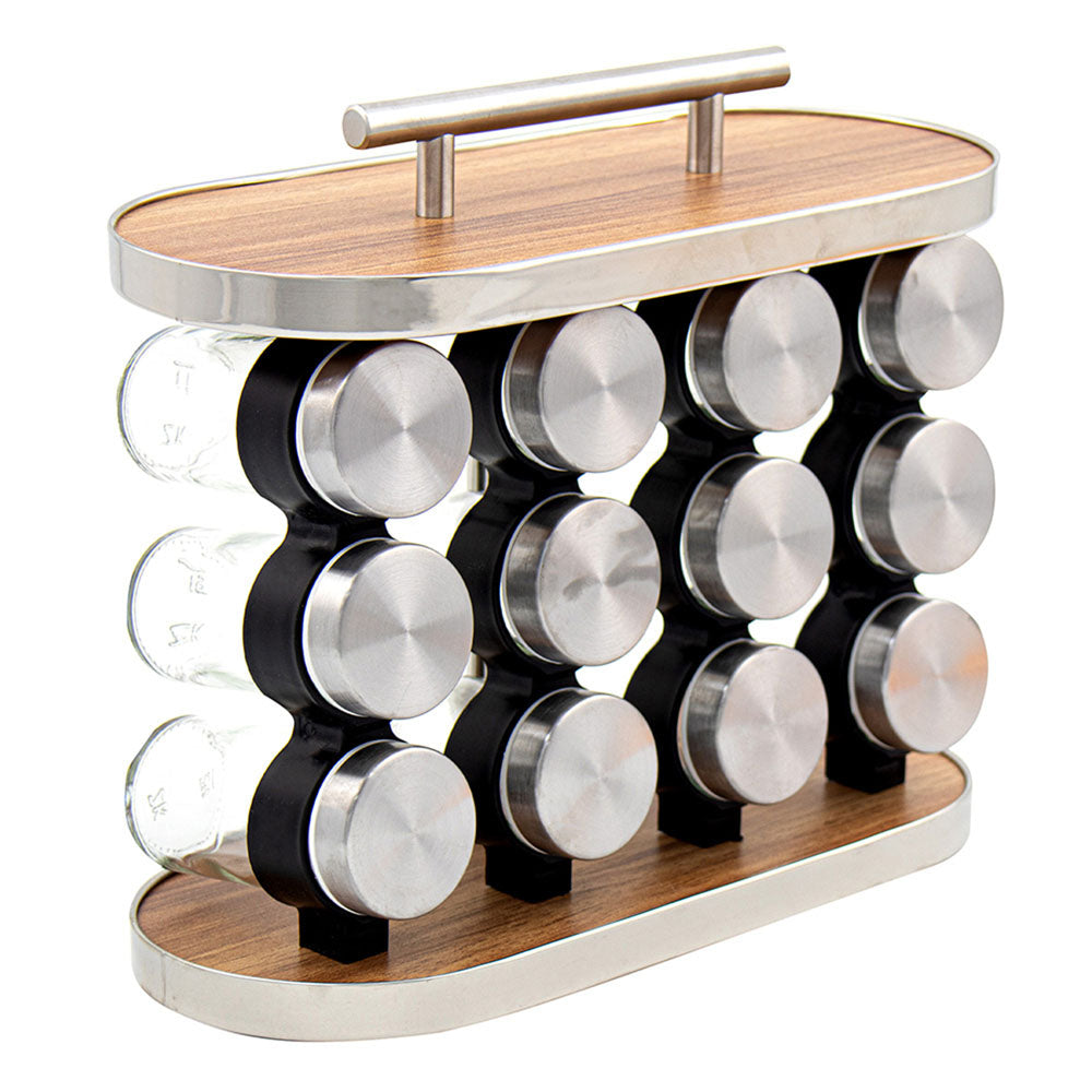 Durane Spice Stand Oval 12 Jars (Parcel Rate)