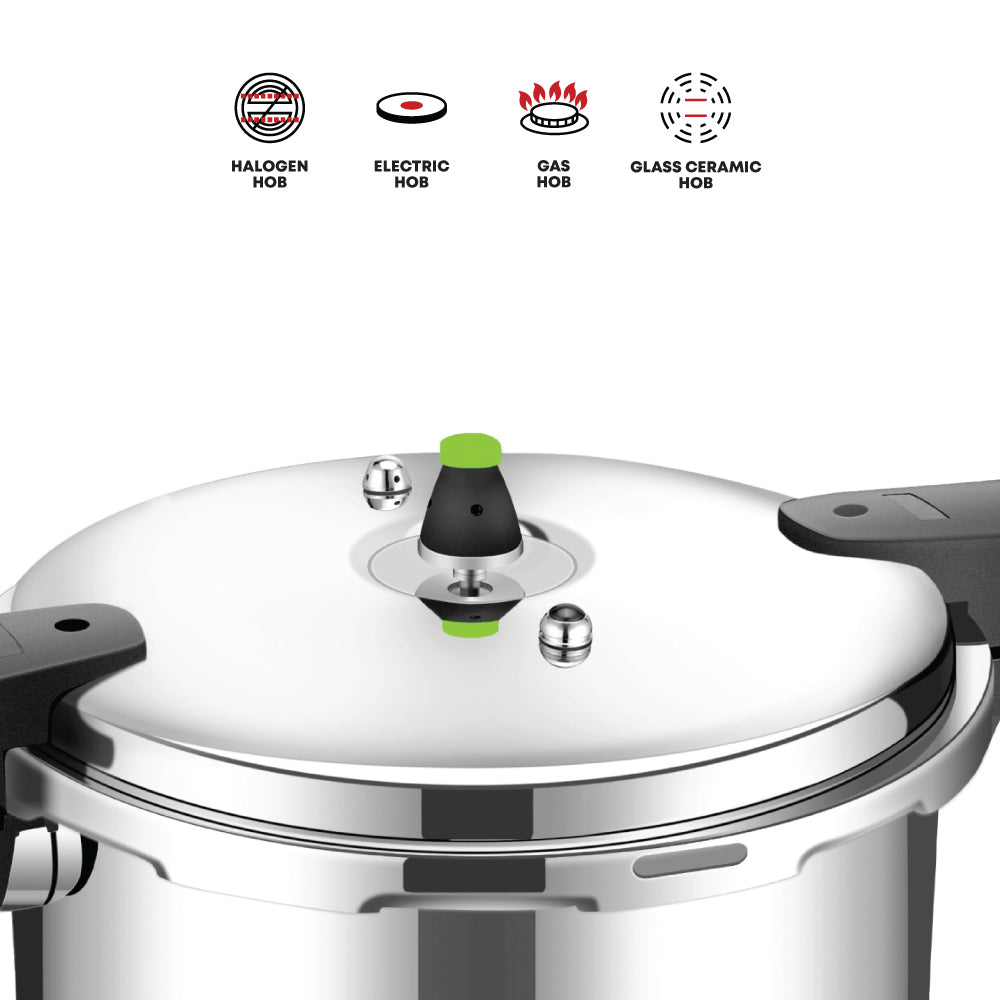 Sq Professional Aluminium Pressure Cooker 18 Litre