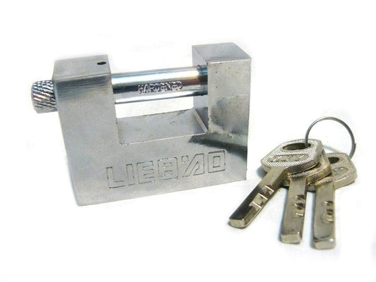 New Heavy Duty Security Padlock With Keys 80mm Diy Home 4576