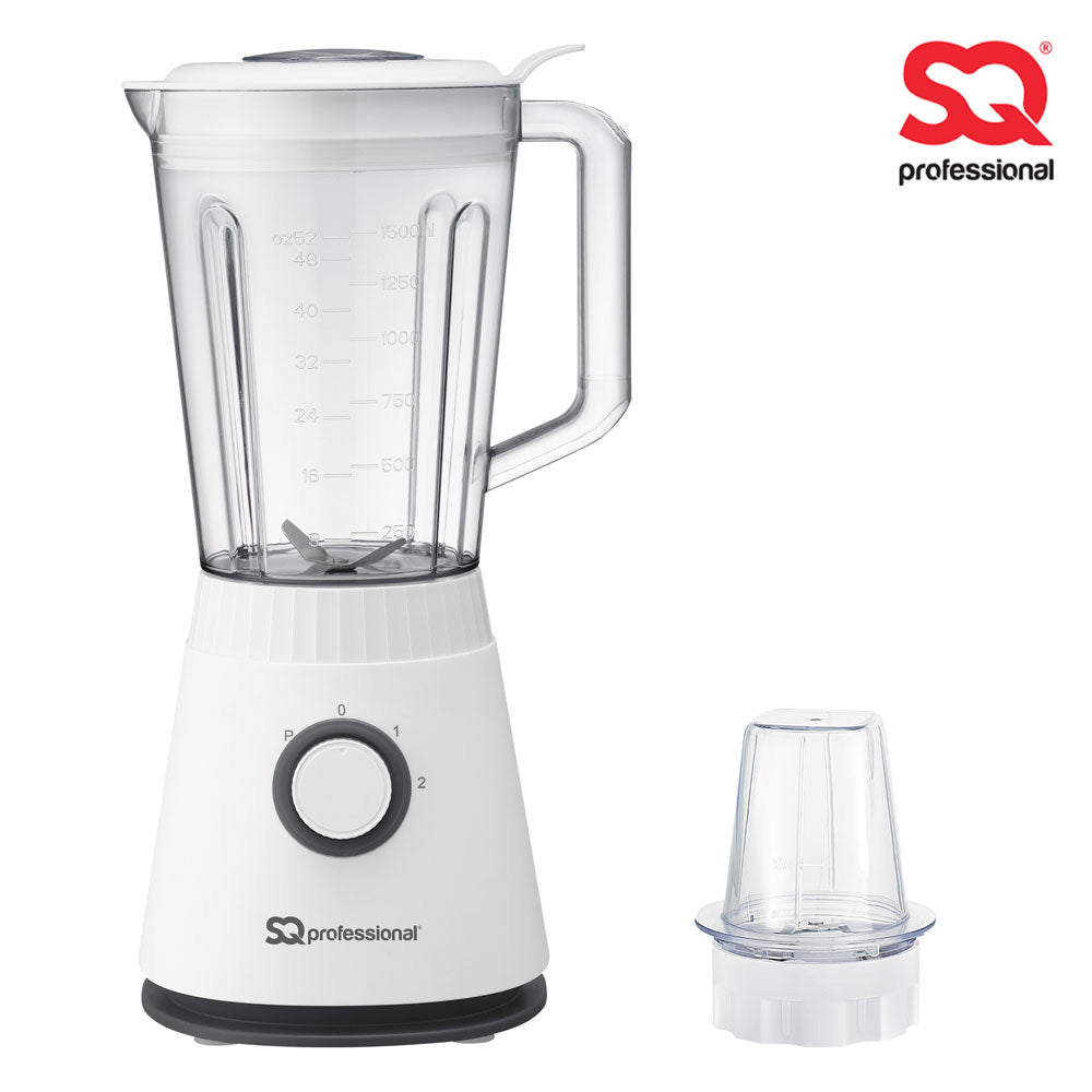Sq Professional Blitz Blender & Grinder 2 In 1 White 600W