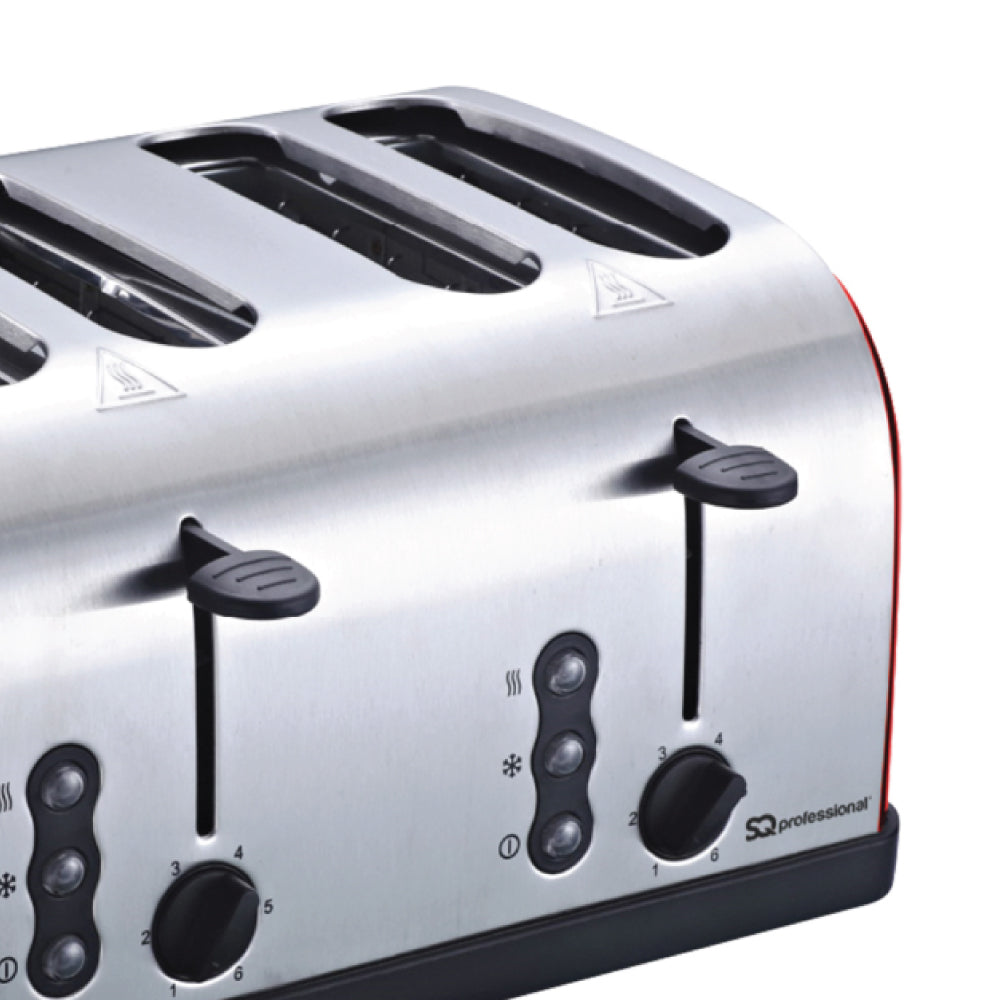 Sq Professional Gems Legacy 4 Slice Toaster 1500W Ruby