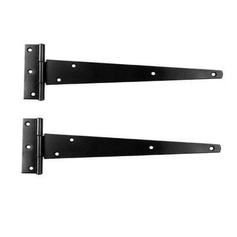 Pack Of Two Tee 8 Inch Hinges With Screws Diy 2463