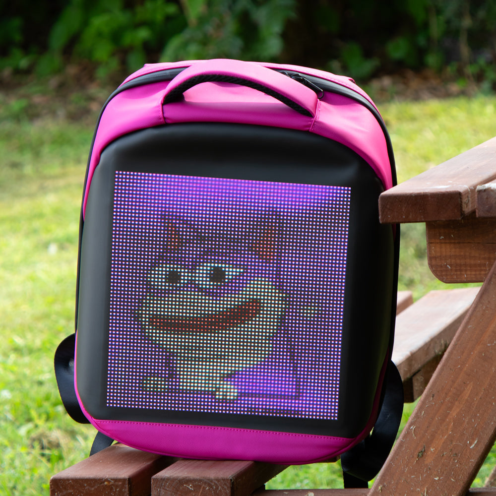Durane LED Backpack 30 x 13 x 40 cm Pink 11055