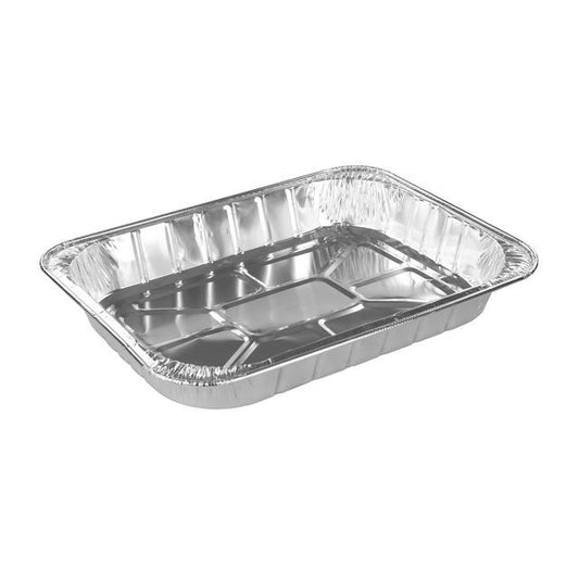 Disposable Rectangular Aluminium Foil Roasting Tray 32 x 26 x 7 cm 1125 / FT1