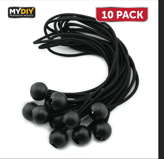 4" Ball Bungee Ties Pack Of 10