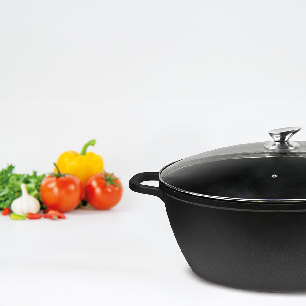 Nea Diecast Stockpot 40 cm Nera Black 11430 / 4225