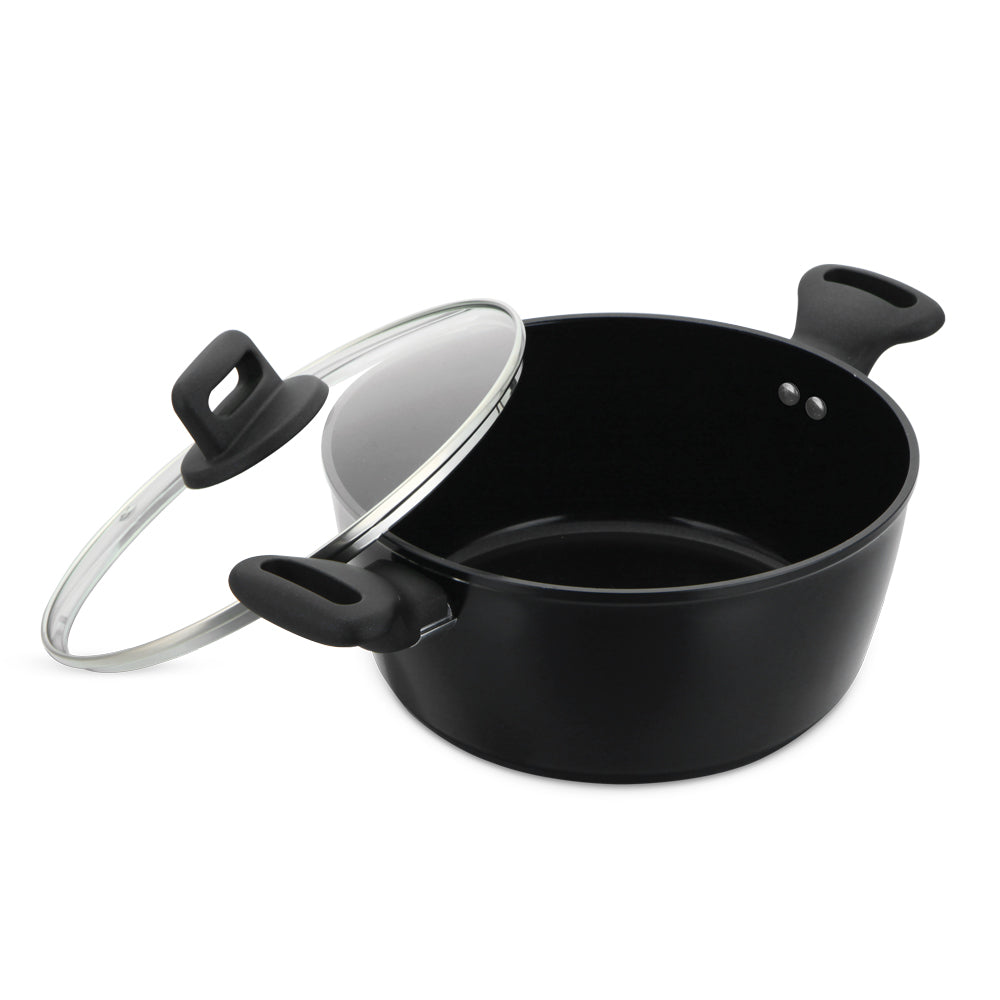 Sq Professional Zoya Forged Stockpot Set Of 4 Black
