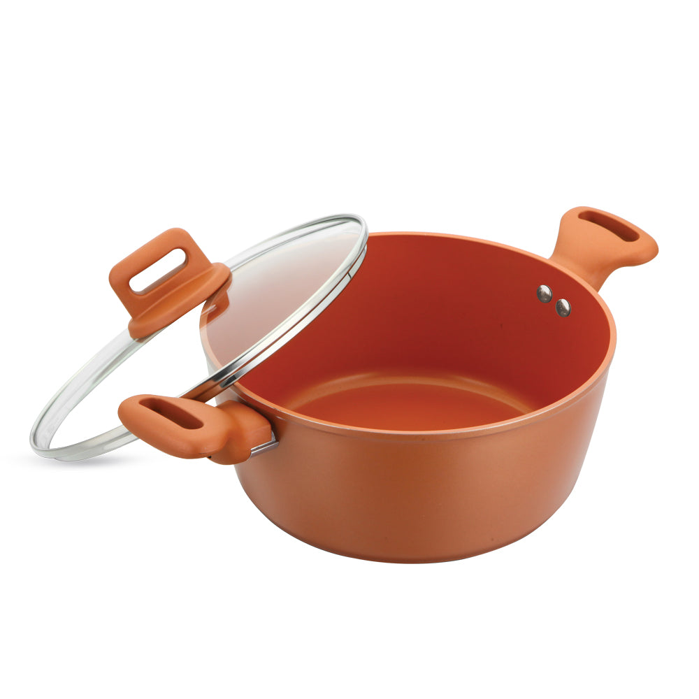 Sq Professional Zoya Forged Stockpot Set Of 4 Copper