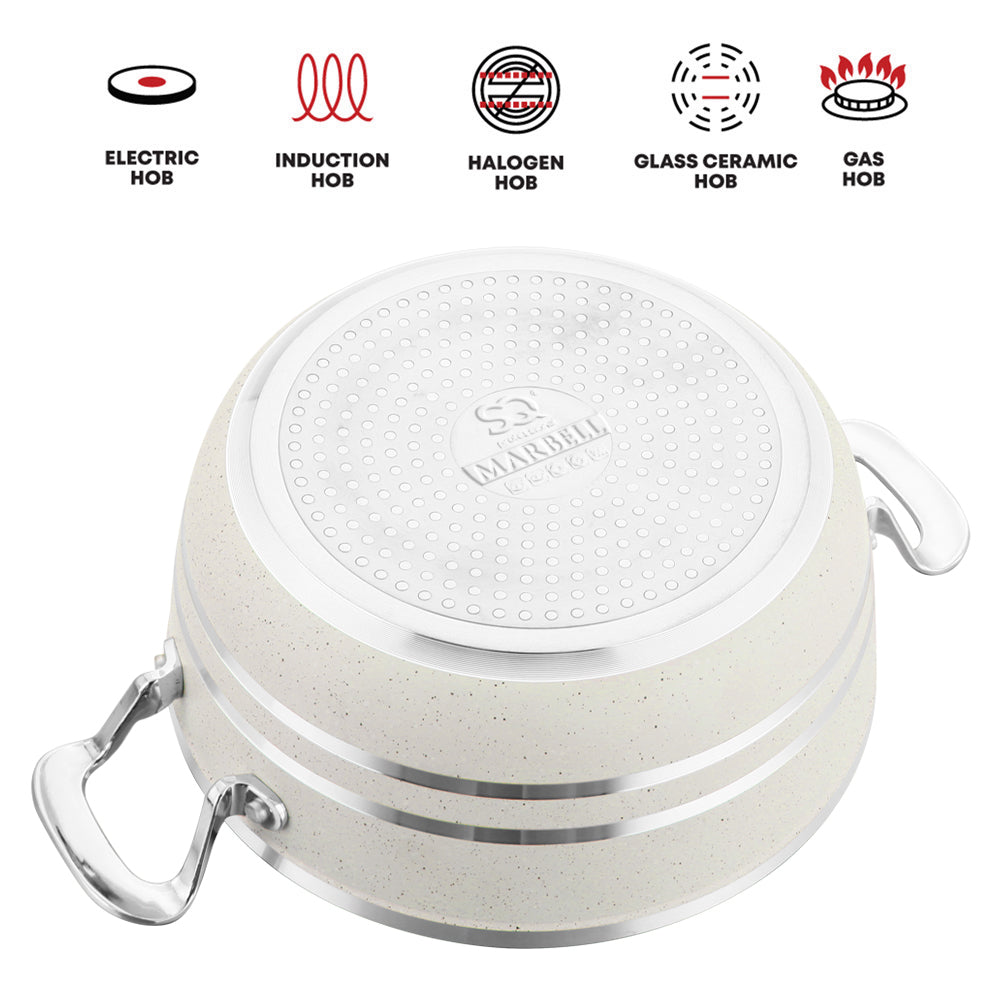 Sq Professional Seramiq Mianra Diecast Stockpot Set Of 5 Howlite